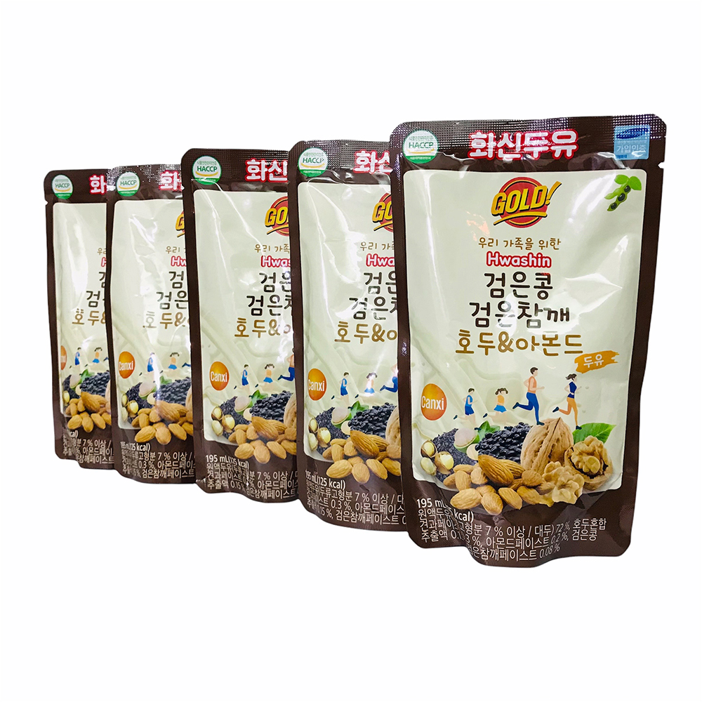 Sữa óc chó hạnh nhân Hàn Quốc - Hàng chính hãng - Lốc 20 gói x 195ml